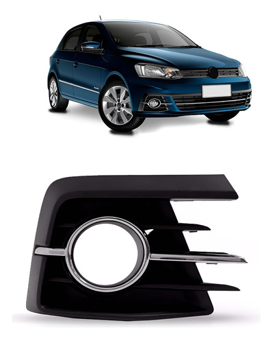 Moldura De Milha Gol Gvii 2016 A 2018 Aro Cromado C/furo Ld Cromado
