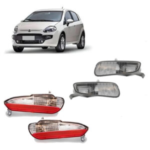 Kit Piscas E Lanternas Parachoque Para Punto 2013 A 2017