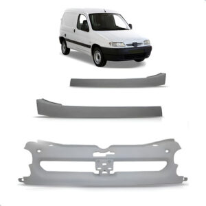 Kit Grade Partner Ano 1999 A 2009 Com Par Friso Farol Preto