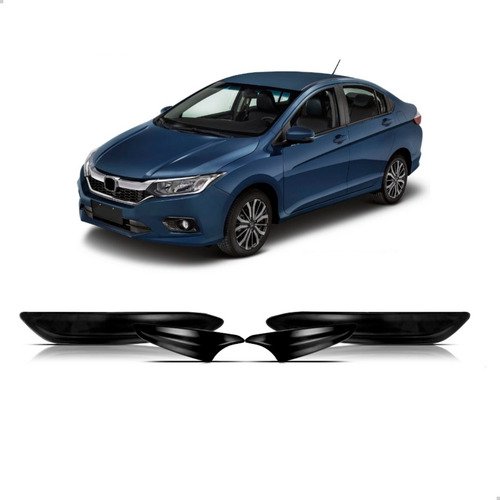 Protetor Parachoque City 2018 Diant /tras 4 Pçs Auto Colante