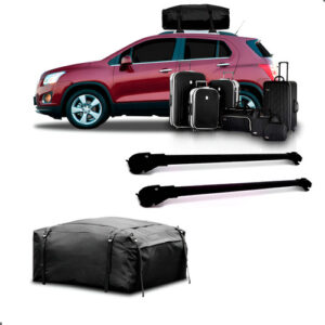 Kit Travessa Slim Preta Tracker 01/13 +maleiro Dobravel 380l Preto