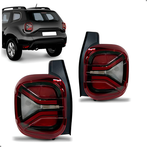 Par Lanterna Parar Renault Duster 2025 A 2026 Ambos Lados
