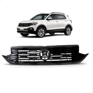 Grade Radiador T Cross 2019 A 2022 Preta Total Black Piano