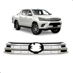 Grade Pickup Para Hilux 2016 2017 2018 Com Friso Black Piano Preto