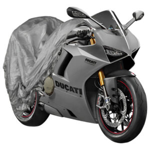 04 Capas Cobrir Moto Impermeável Proteção Uv G Mega Desconto Cinza