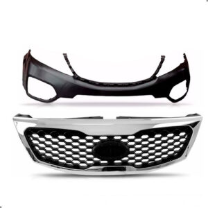 Kit Envolvente Para Kia Sorento 2010 A 2012 Com Grade Preto