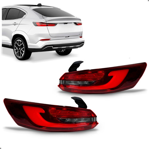 Par Lanterna Traseira Para Fastback 2022 A 2026 Full Led Ambos Lados