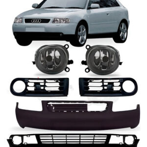 Kit Audi A3 01/06 Par Milhas+ Grades + Spoiler + Parachoque. Carrara