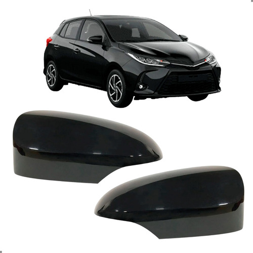 Par Capa Retrovisor Para Yaris 2018 2019 2020 2021 2022 Ambos Lados