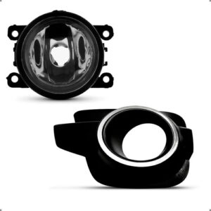 Farol Milha Para Kwid 17/22 Moldura Esquerdo Preto 1ª Linha