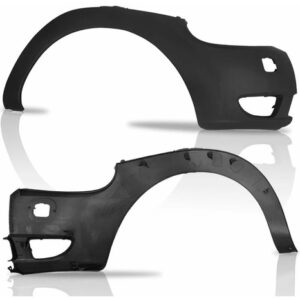 Kit De Parachoques E Grade Ka Dianteiro Traseiro  1a Linha  Preto