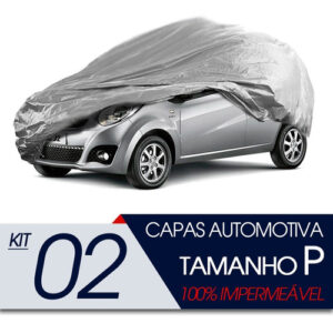 02 Capas Automotiva Forrada Proteção Impermeável P Oferta