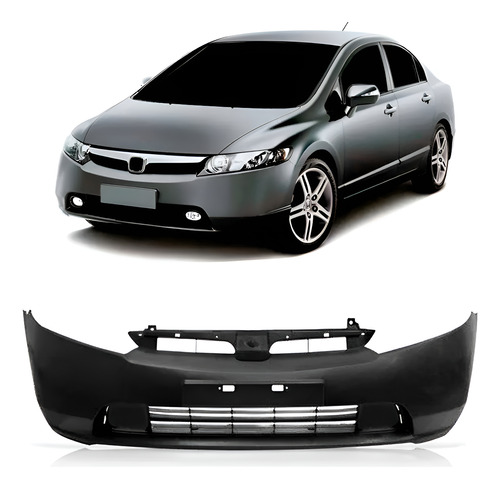 Parachoque Honda New Civic 06 2007 2008 Dianteiro 1a Linha