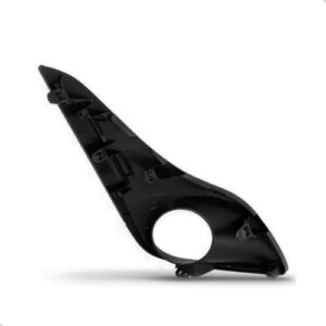 Moldura Yaris Hatch 2018 Até 2023 Preta Black Piano  C/furo Black Piano