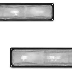 Par Lanterna Dianteira Cristal Inferior Silverado 93 A 2004 Cinza