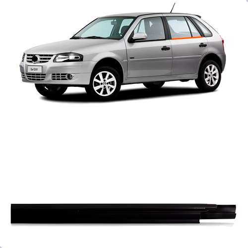 Pestana Porta Gol Giii Giv 1995 A 2008 Traseira 4p Interna  Esquerdo