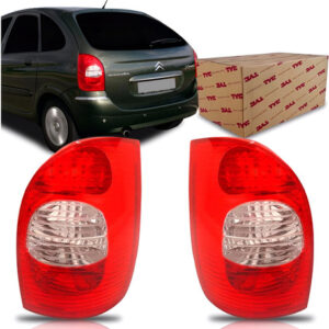 Par Lanterna Traseira Para Picasso 2005 2006 2007 2008 2009 Vermelho