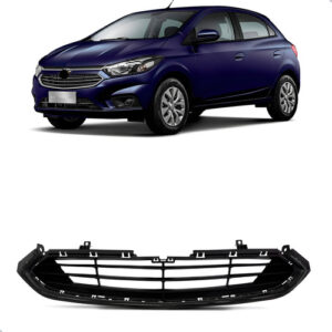 Grade Inf Onix Prisma 2017 A 2019 Friso Black Piano Completa Preto