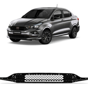 Grade Central Parachoque Cronos 2018 Em Diante 1a Linha Preto