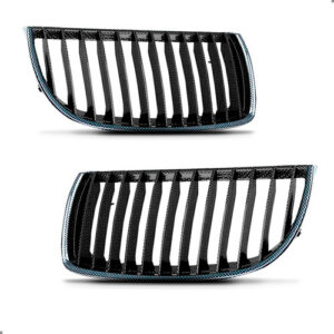 Kit Parachoque Com Grades Para Bmw S3 2006 2007 2008 Ambos Lados
