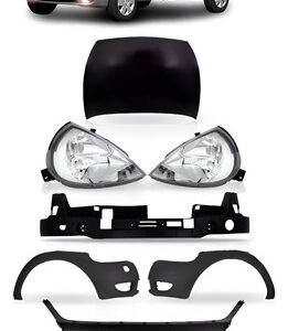 Kit Frente Ka 2001 A 2004 Capo +  Jogo C/ 03 Parachoques