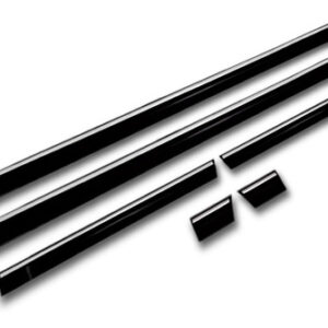 Friso Lateral Santana Gl 1991 1992 Preto E Cromado 2p