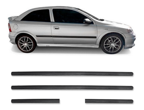 Jogo Friso Lateral Para Astra 2pts 1998 A 2002 Hatch 4pcs