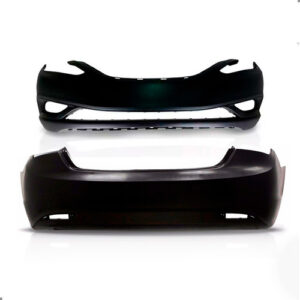 Par Envolvente Para Sonata 2011 A 2014 Dianteiro E Traseiro Preto