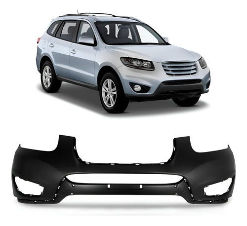 Parachoque Dianteiro Santa Fe 2010 A 2013 Novo Preto