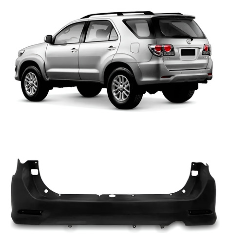 Parachoque Traseiro Para Hilux Sw4 2012 2013 2014 2015