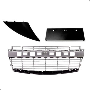 Kit Suporte Placa E Grade Cinza Peugeot 207 2009 2010 A 2015 Kit