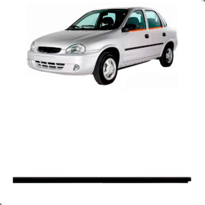 Pestana Corsa 1994 Até 2012 4 Portas Traseira Externa Lado Direito