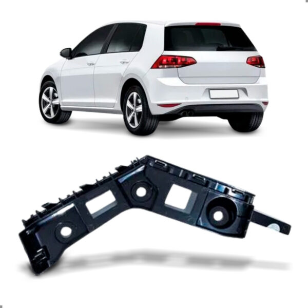 Suporte Parachoque Traseiro Guia Para Golf Vii 2015 A 2019 Lado Esquerdo