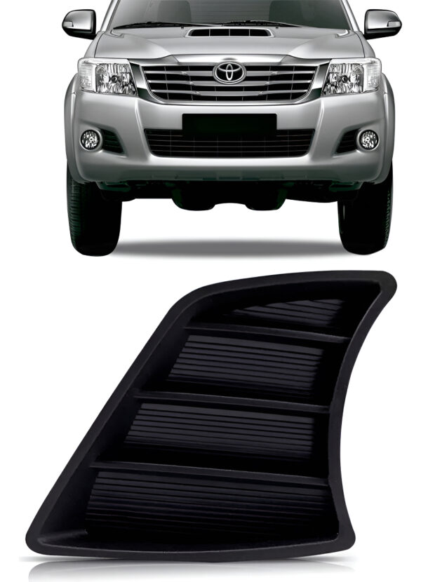 Moldura Parachoque Dianteiro Hilux 2012 2013 2014 Lado Esquerdo