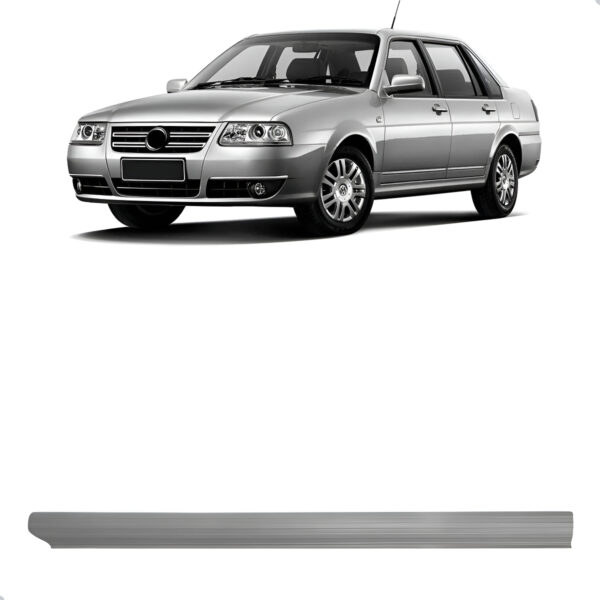 Soleira Santana 2000 Até 2006 Dianteira Cinza Claro 4 Portas Lado Esquerdo