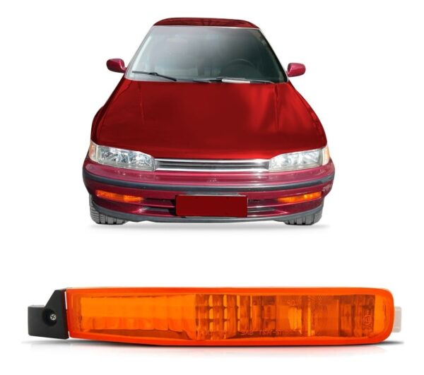 Sinaleira Seta Lanterna Dianteira Accord 92 1993 Ambar  Lado Esquerdo