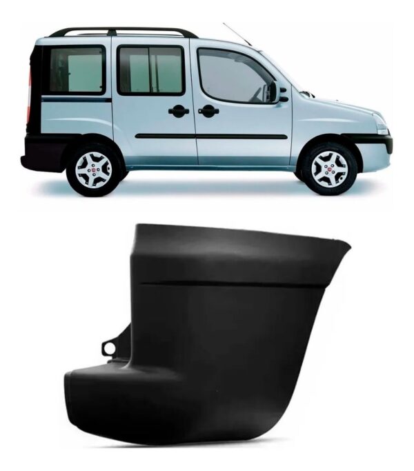 Ponteira Parachoque Traseiro Doblo 2001 02 03 05 06 A 2009 Lado Direito