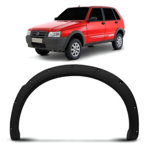 Alargador Moldura Paralama Traseiro Uno Way Preto 2004 A 12 Lado Esquerdo