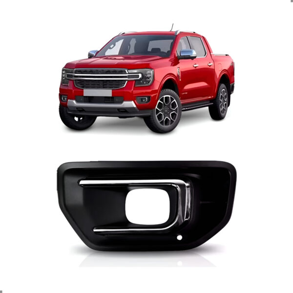 Grade Parachoque Para Ranger 2023 A 2025 Com Friso Cromado Lado Esquerdo