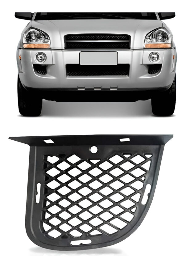 Moldura Parachoque Dianteiro Tucson 2004 05 06 07 A 2016 Lado Esquerdo