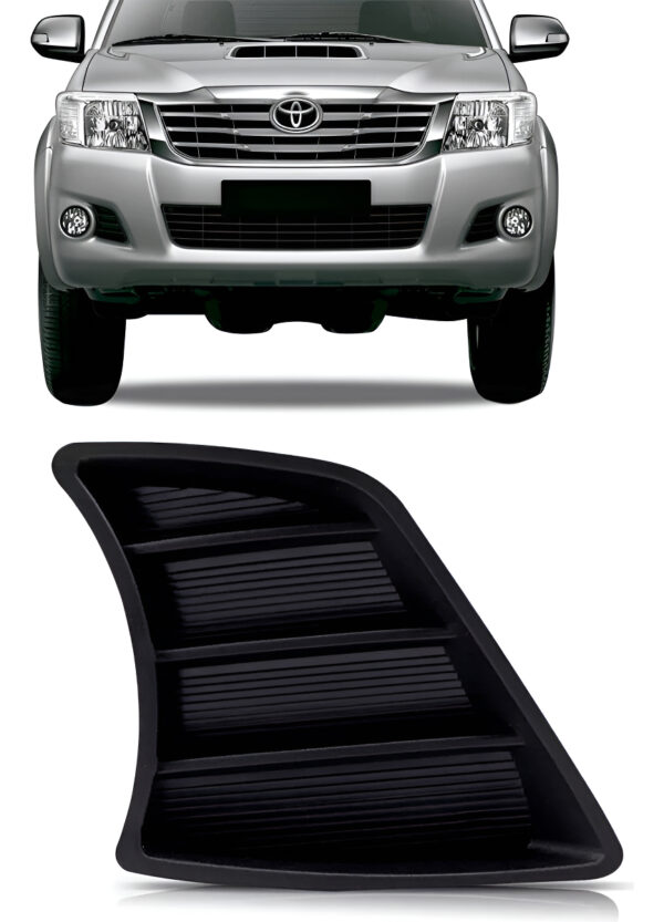Moldura Parachoque Dianteiro Hilux 2012 2013 2014 Lado Direito