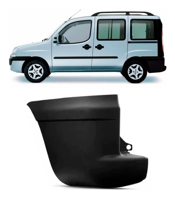 Ponteira Parachoque Traseiro Doblo 2001 02 03 05 06 A 2009 Lado Esquerdo