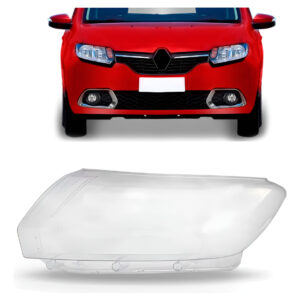 Lente Farol Dianteiro Logan Sandero 2014/2019 Lado Esquerdo