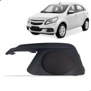 Tela Frontal Moldura Milha Agile 2013 14 2015 2016 Sem Furo Lado Esquerdo