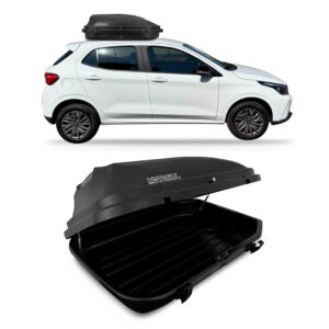 Baú Maleiro De Teto Motobul 270 Litros FIAT-ARGO Preto