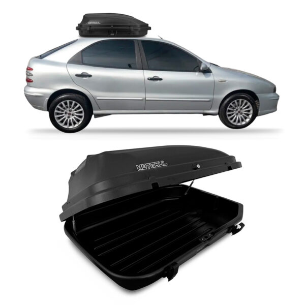 Baú Maleiro De Teto Motobul 270 Litros FIAT-BRAVA Preto