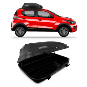 Baú Maleiro De Teto Motobul 270 Litros FIAT-MOBI Preto