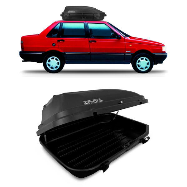 Baú Maleiro De Teto Motobul 270 Litros FIAT-PREMIO Preto