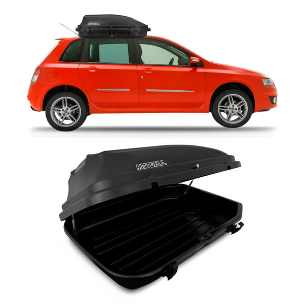 Baú Maleiro De Teto Motobul 270 Litros FIAT-STILO Preto