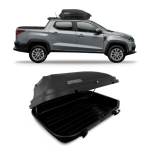 Baú Maleiro De Teto Motobul 270 Litros FIAT-STRADA Preto